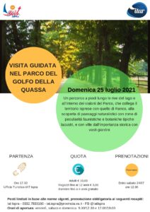 Escursione guidata al Parco del Golfo della Quassa