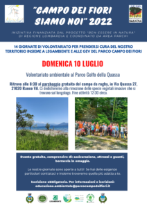 Giornata di Volontariato Parco del Golfo della Quassa