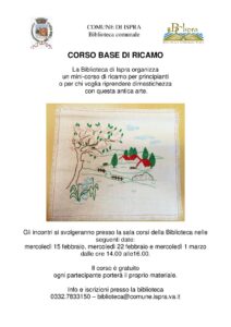 Corso base di Ricamo