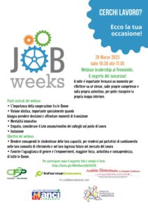 JOB WEEKS 28 Marzo