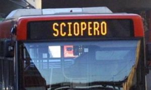 SCIOPERO TRASPORTO PUBBLICO LOCALE